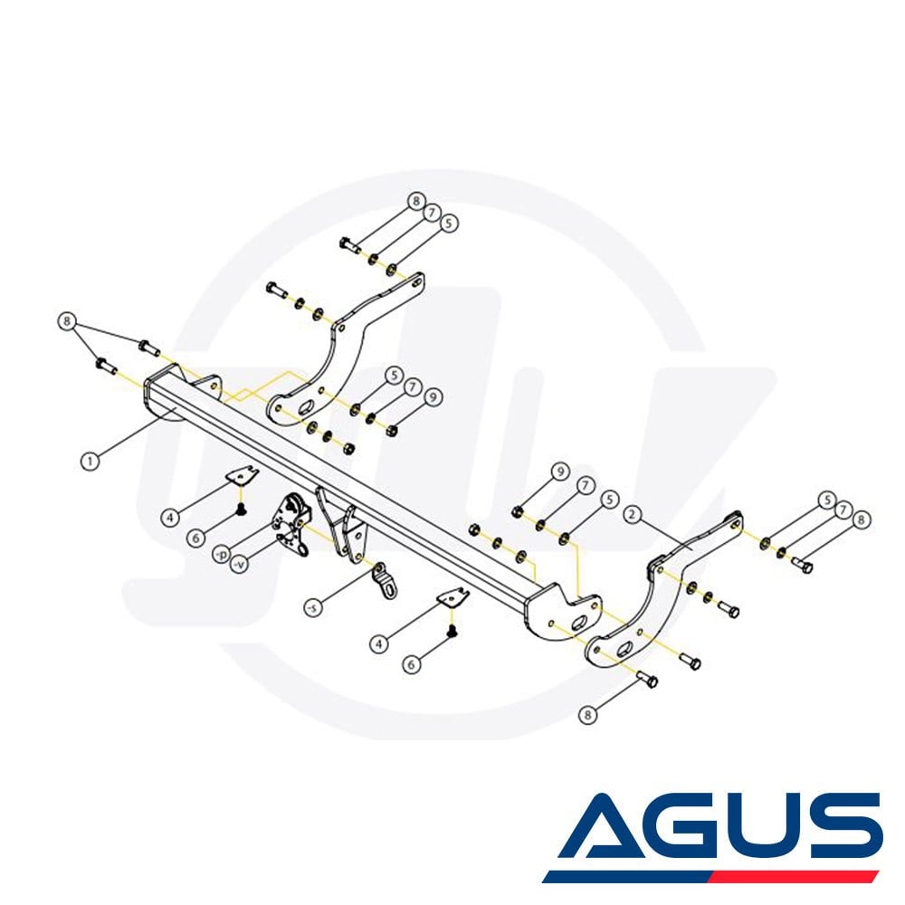 RENAULT Captur Çeki Demiri 2020- | Agus.com.tr