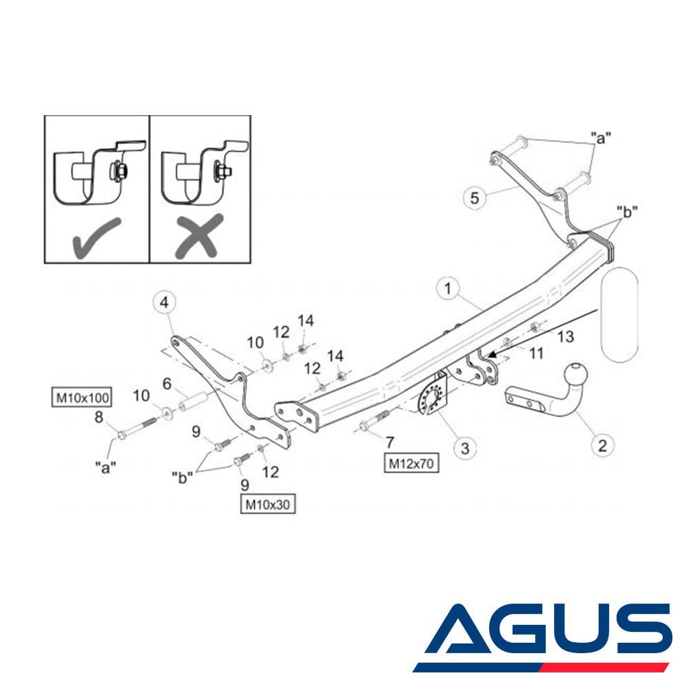 RENAULT Clio III Çeki Demiri 2006-2012 Hatchback | Agus.com.tr