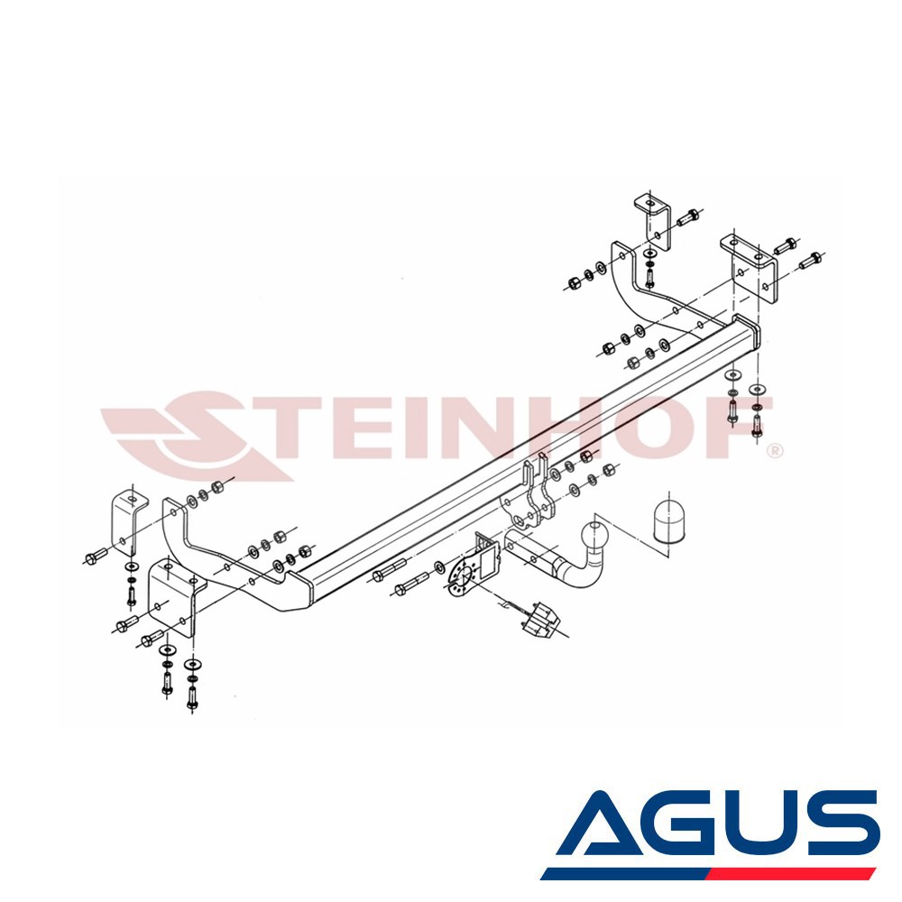 RENAULT Kangoo II Çeki Demiri 2008-2021 | Agus.com.tr