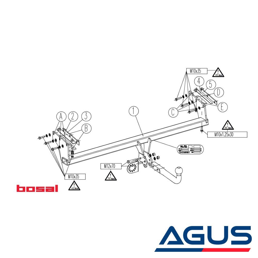 RENAULT Koleos Çeki Demiri 2008-2012 | Agus.com.tr