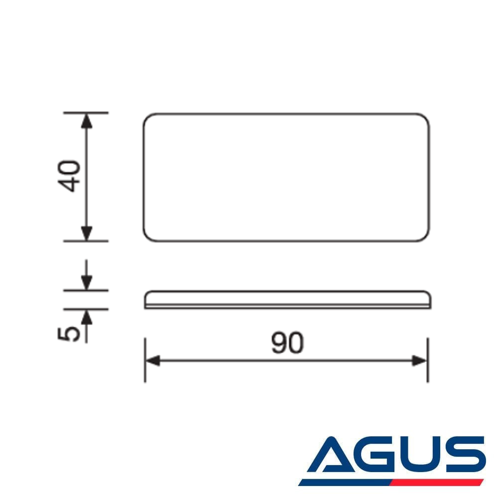 Römork ve Karavan Dikdörtgen Reflektör E Belgeli
