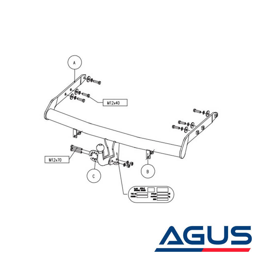 SEAT Alhambra Çeki Demiri 2000-2010 | Agus.com.tr