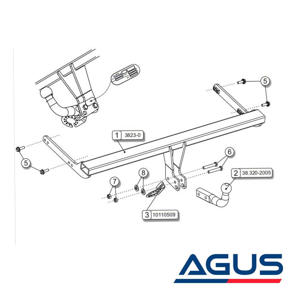 SEAT Toledo Çeki Demiri 2012-2019 | Agus.com.tr