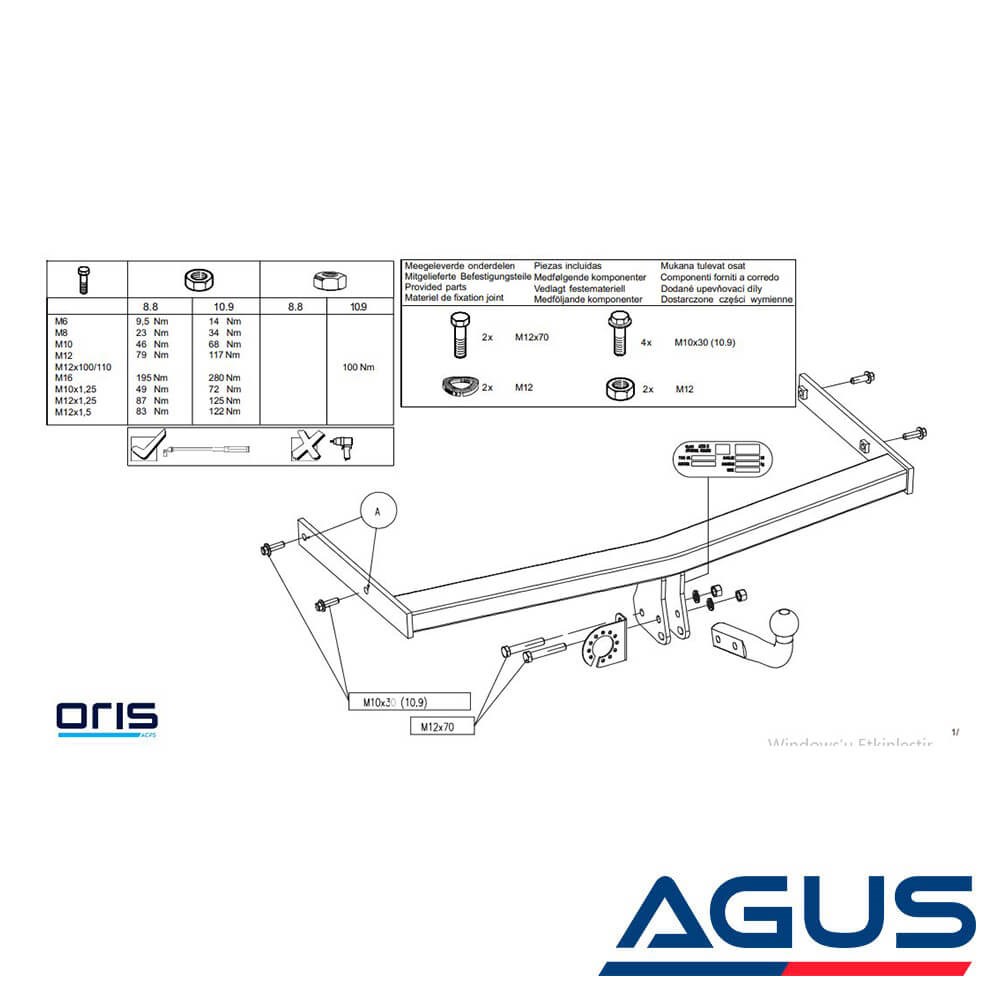 SKODA Roomster Praktik Çeki Demiri | Agus.com.tr