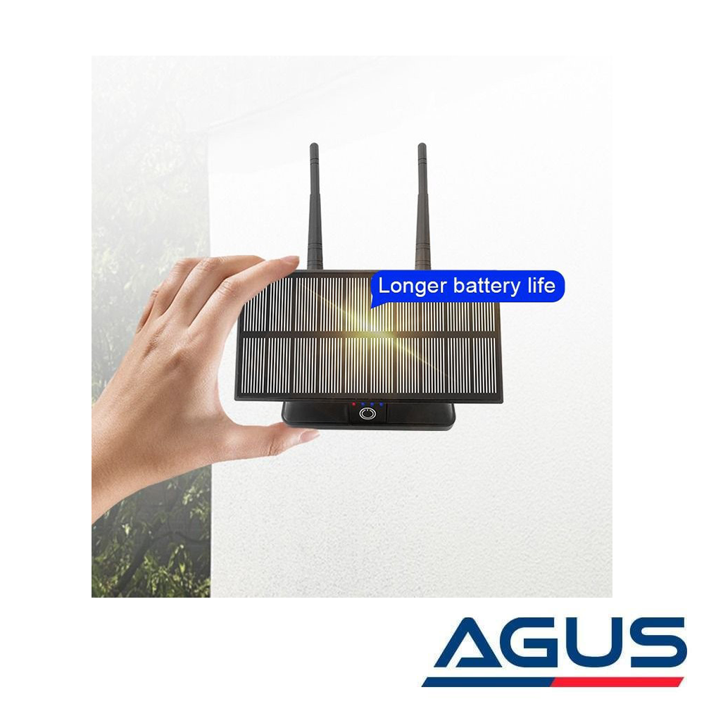 Solar Şarjlı Wireless Karavan Geri Görüş Kamerası 1080P - Premium