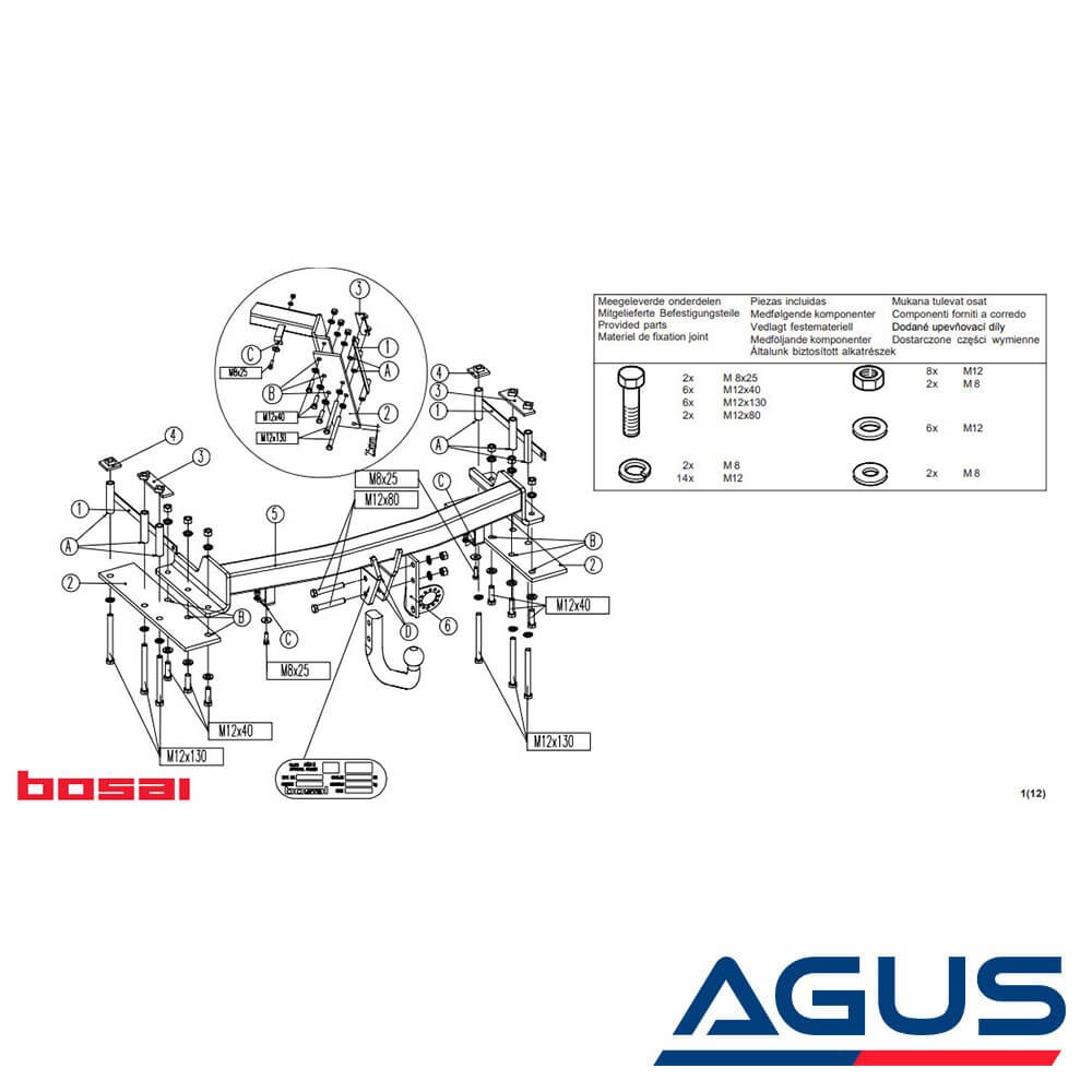 SSANGYONG Kyron Çeki Demiri | Agus.com.tr