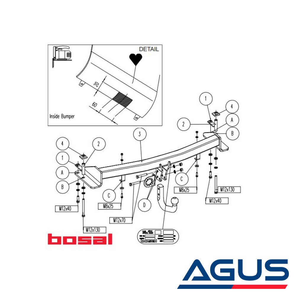 SSANGYONG Rexton Çeki Demiri 2006-2015 | Agus.com.tr