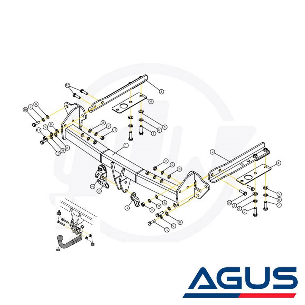 SUBARU Forester Çeki Demiri 2019- | Agus.com.tr