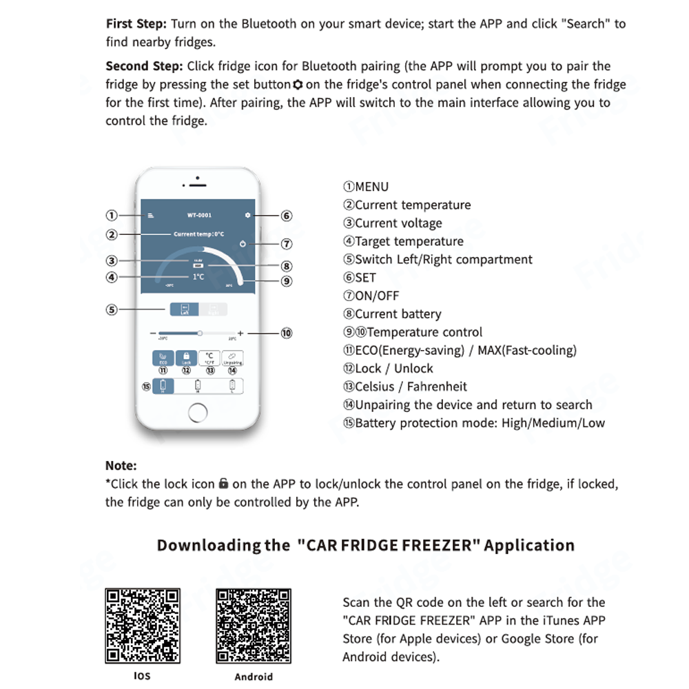 Suga 12/24V Kompresörlü Karavan Buzdolabı 65 Litre