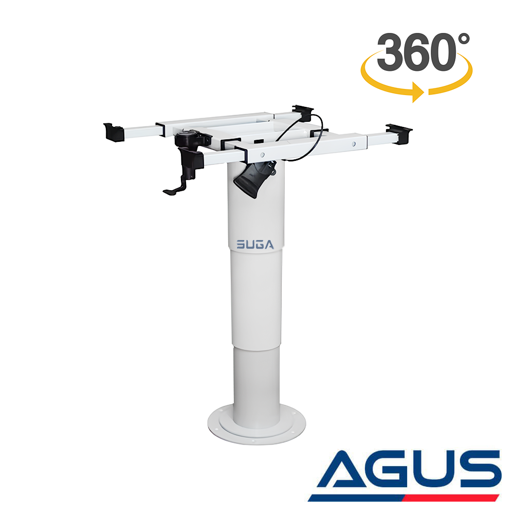 Suga Zemine Vidalanabilir Yükseklik Ayarlı Teleskobik Karavan Masa Ayağı
