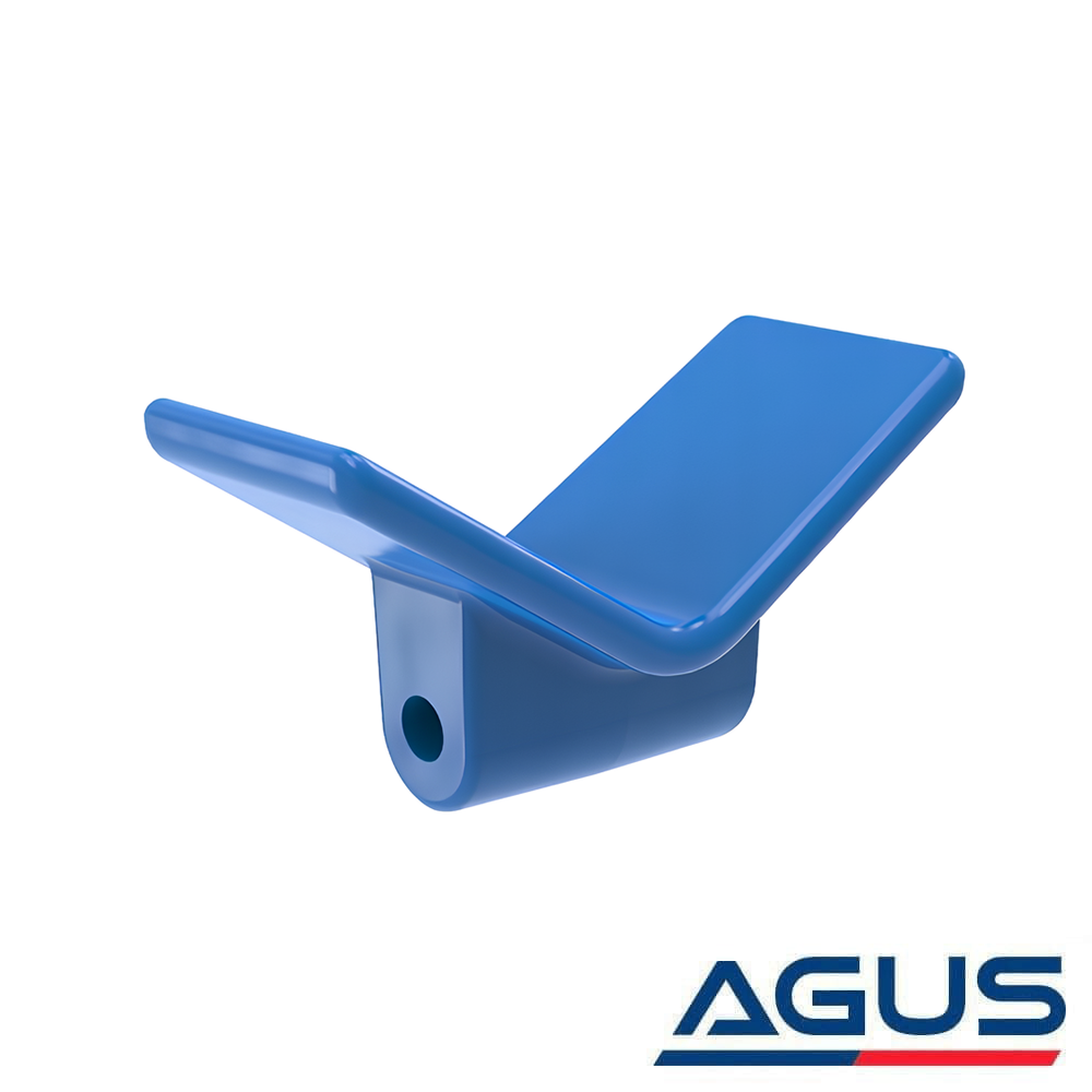 Tekne Römorku V Burun Dayama Takozu Geniş Açılı