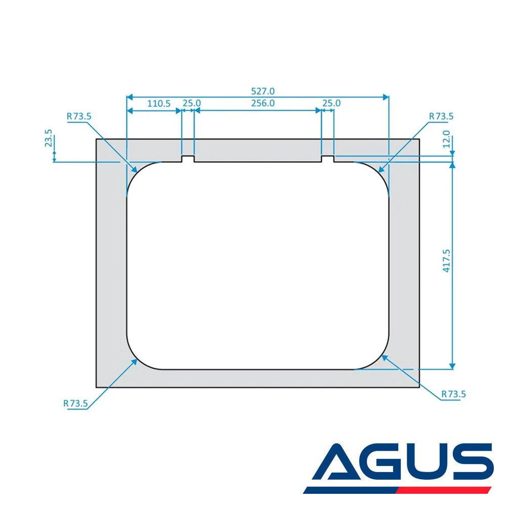 Thetford Üç Gözlü Kapaklı Kare Ocak