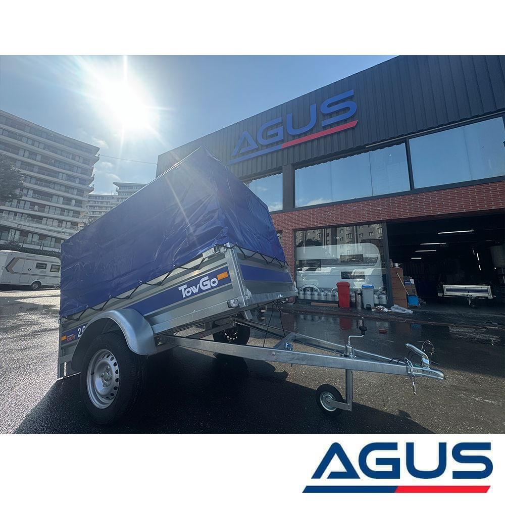 TowGo Damperli Yük Römorku 750 Kg Brandalı