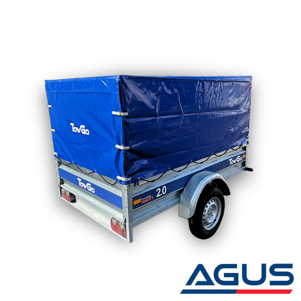 TowGo Damperli Yük Römorku 750 Kg Brandalı