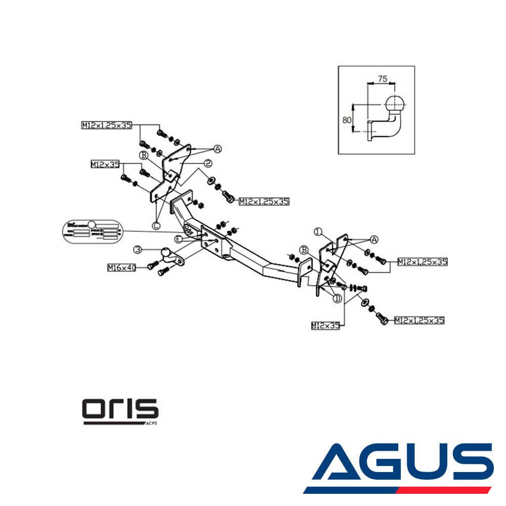 TOYOTA Hi-Ace Çeki Demiri 1995-2013 Panelvan, Minibüs | Agus.com.tr