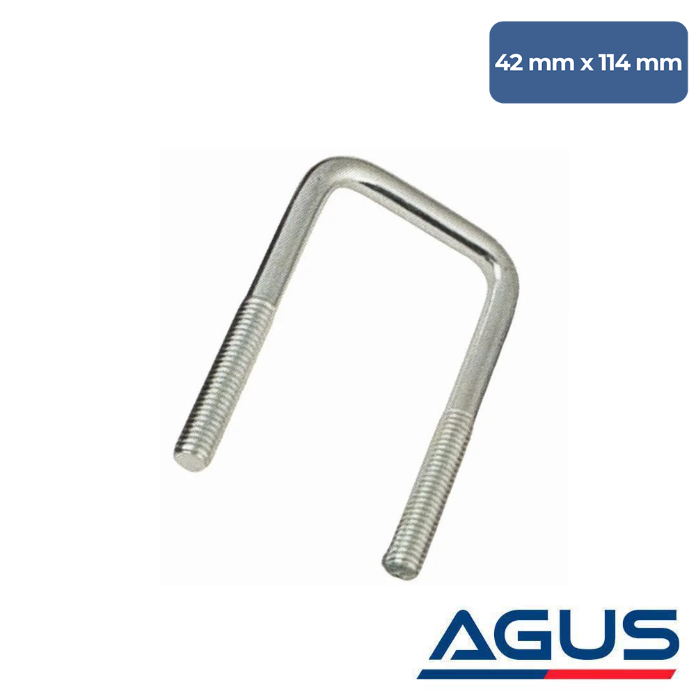 U-Bolt Bağlantı Kelepçesi M10 x 42 mm x 114 mm