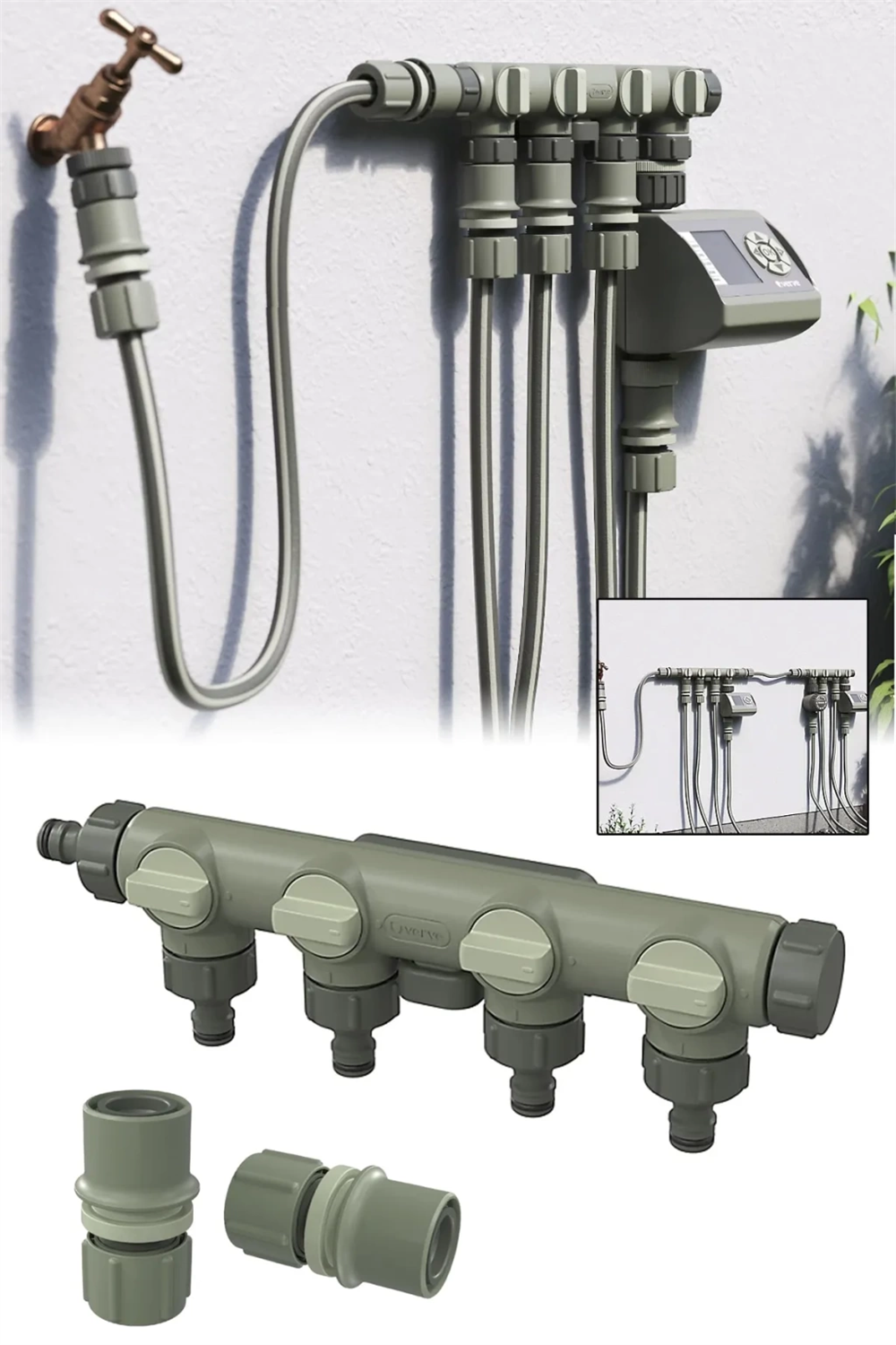 Verve 4 Başlıklı Pratik Su Dağıtıcı