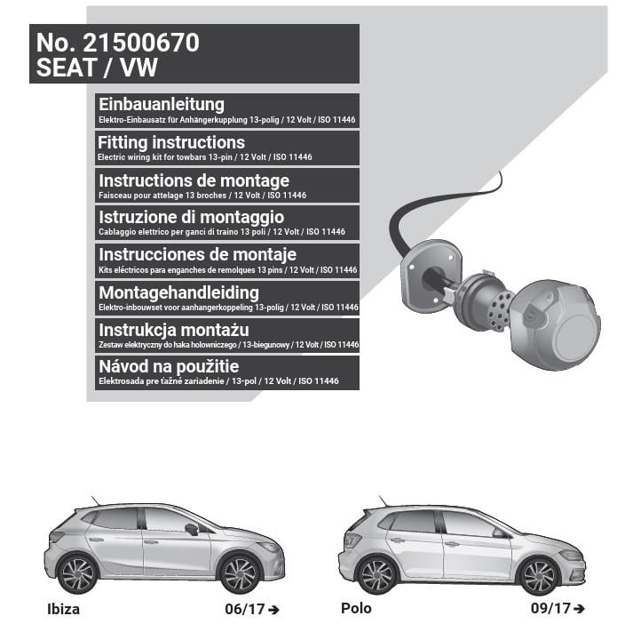VOLKSWAGEN Polo 2024- Römork Tesisatı 13P