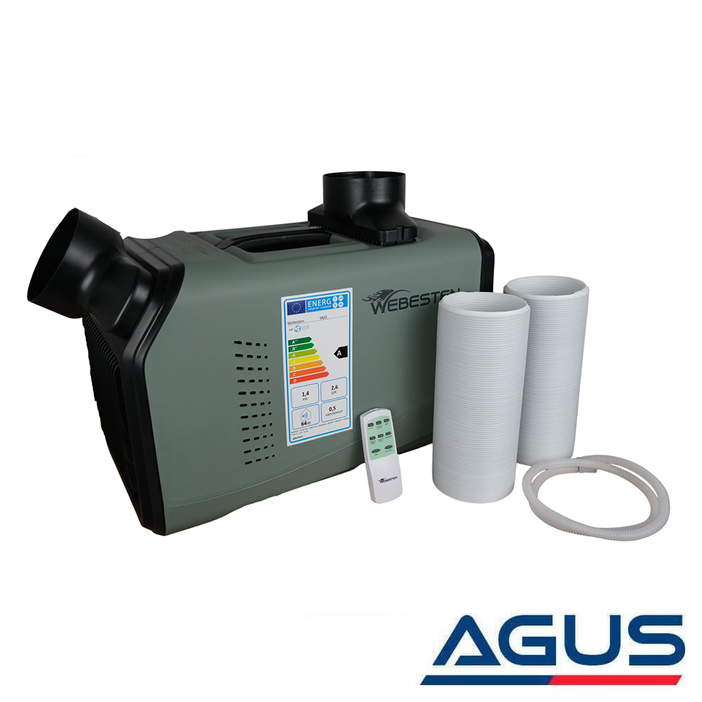 Webesten Kamp & Karavan Taşınabilir Mobil Klima 5100 BTU 1500W 