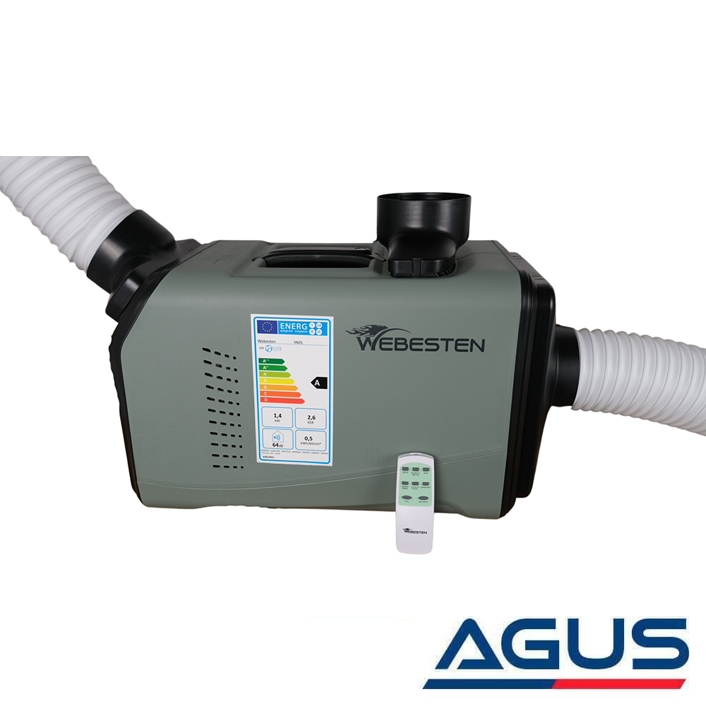 Webesten Kamp & Karavan Taşınabilir Mobil Klima 5100 BTU 1500W 