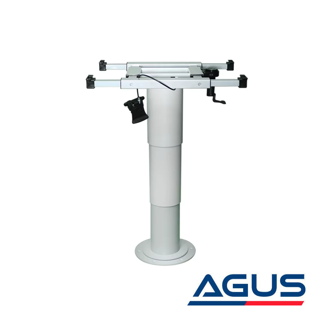 Zemine Vidalanabilir Yükseklik Ayarlı Teleskobik Karavan Masa Ayağı