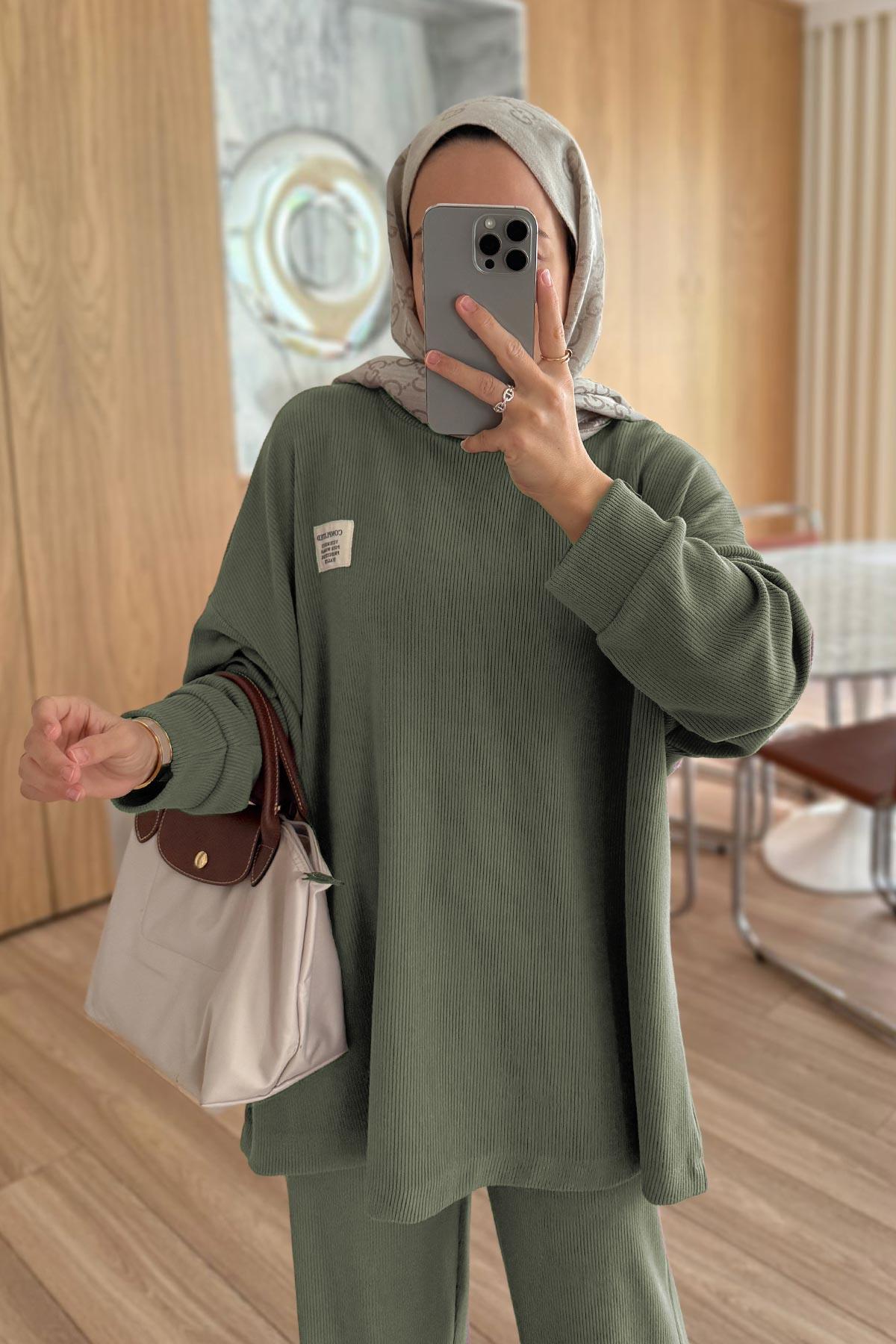Fitilli Spor Takım - Mint Yeşil