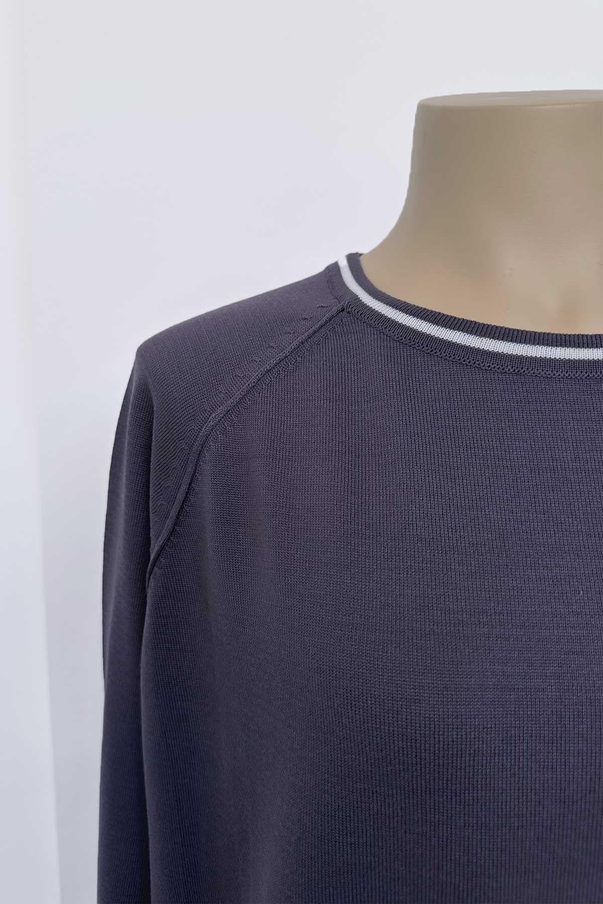 Reglan Merserize Elbise - Antrasit