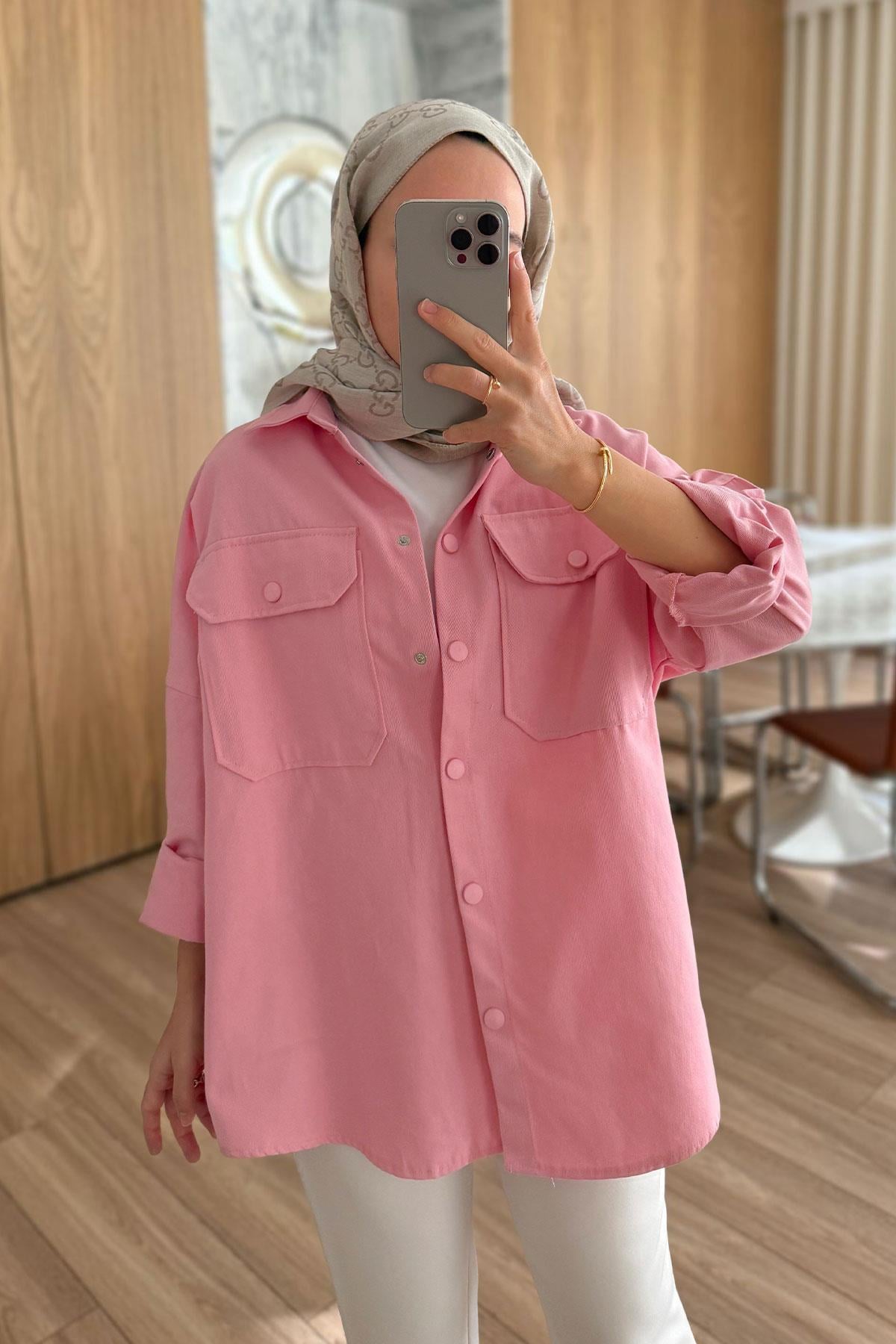 Soft Gömlek - Pembe