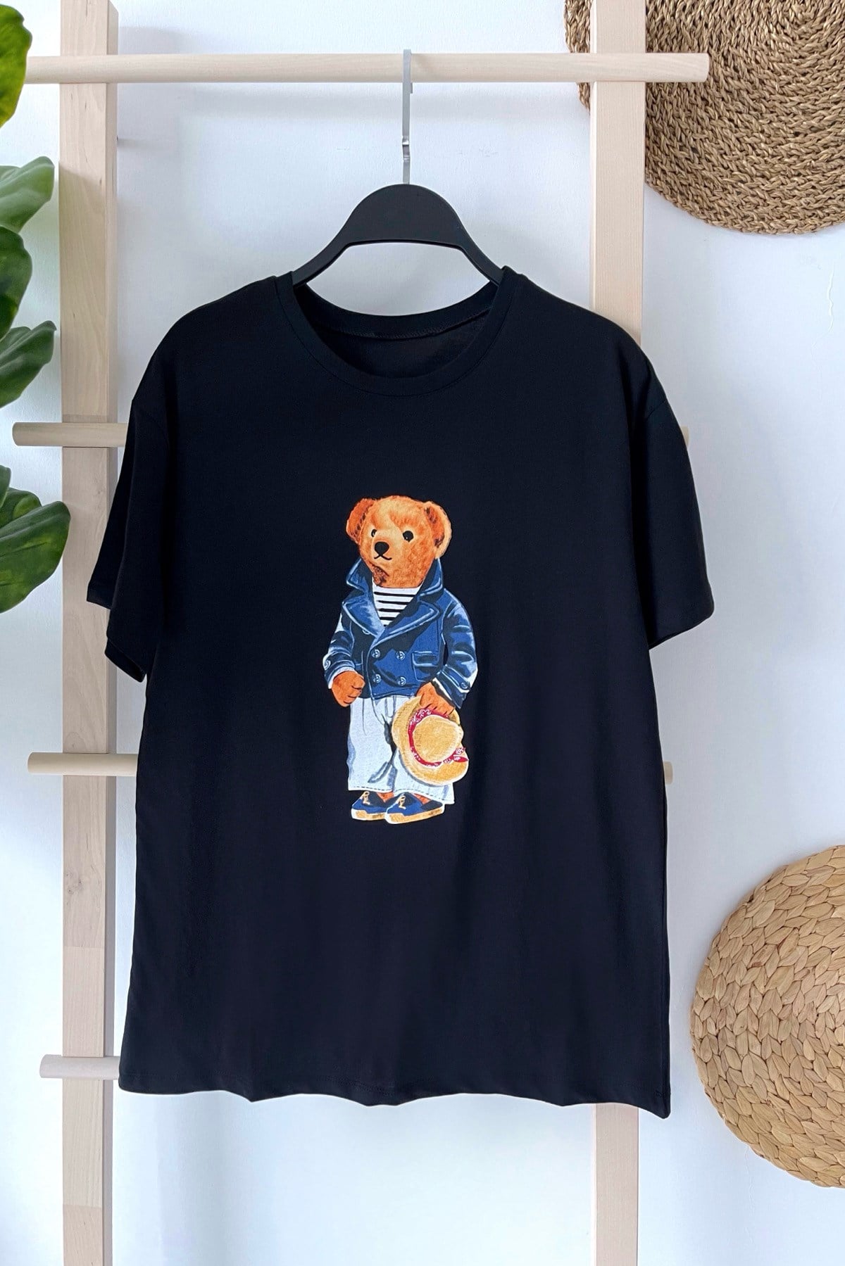 Teddy Bear Tshirt - Siyah