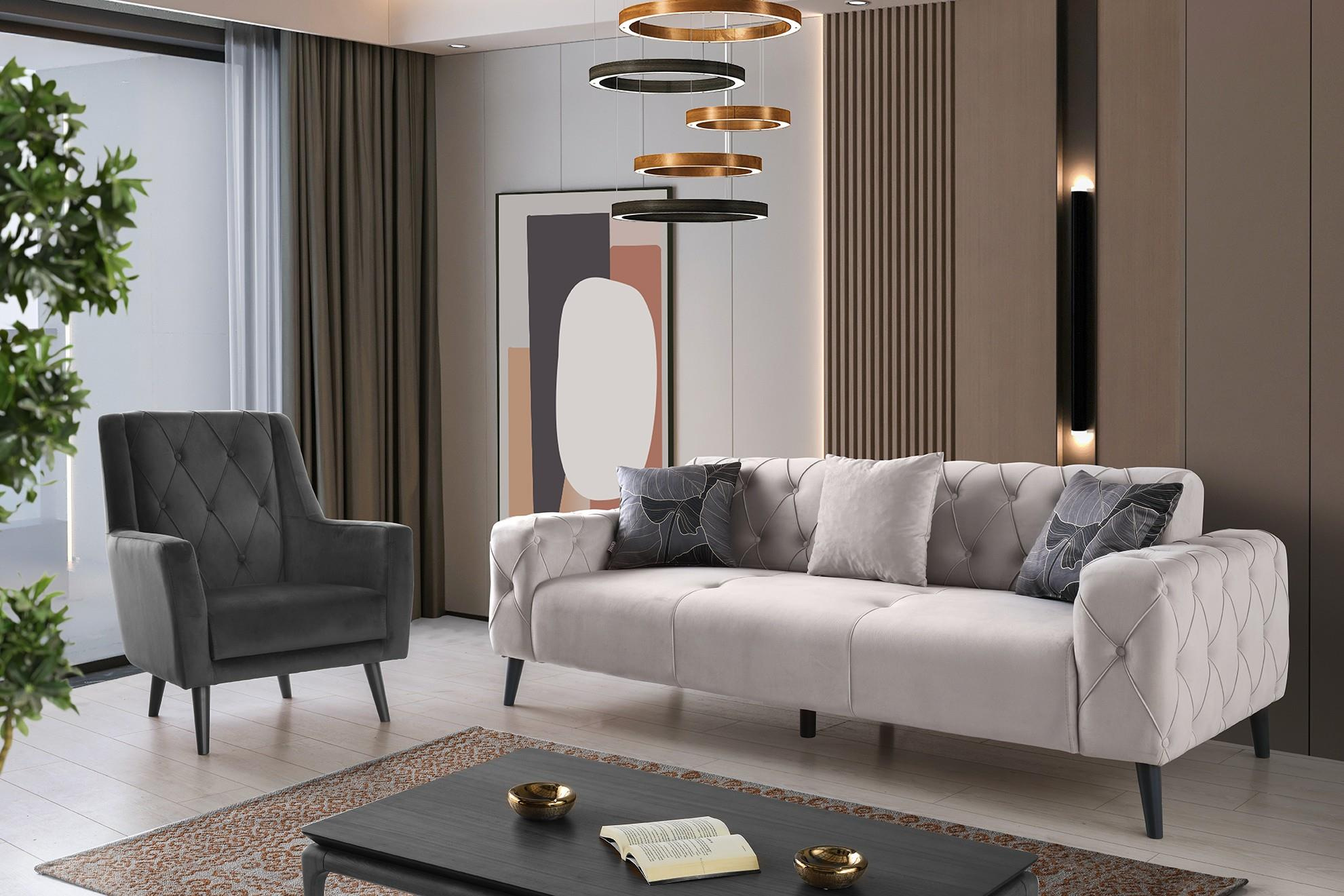 Vize Queen 3+3+1 Koltuk TakımıModern Koltuk Takımı