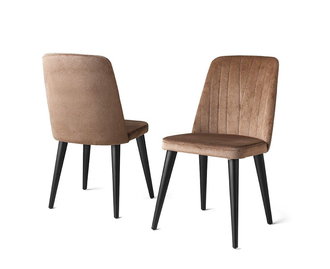 Vize Zen Yemek Odası Takımı-(6 Ad.Sand+Ünite Dahil)Modern Yemek Odası Takımı