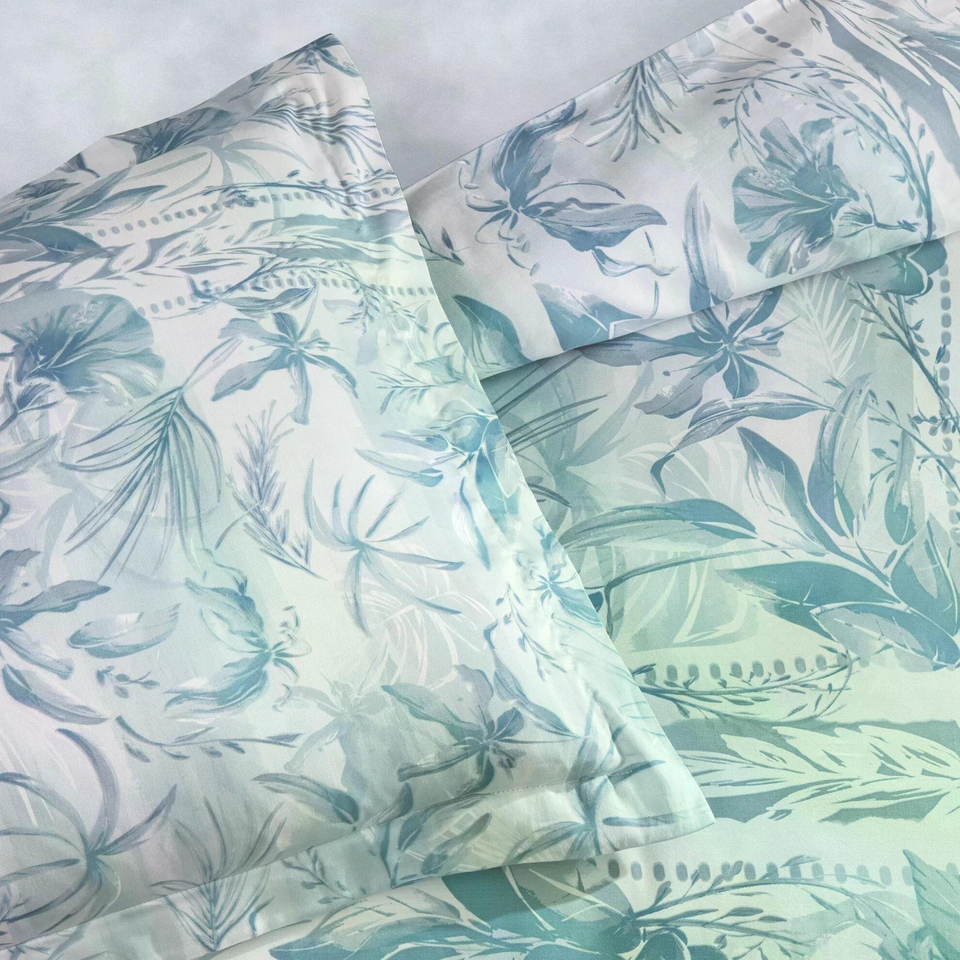 Taç 3254 Saten Çift Kişilik Nevresim Takımı Velora MaviNEVRESİM TAKIMI Ç.K