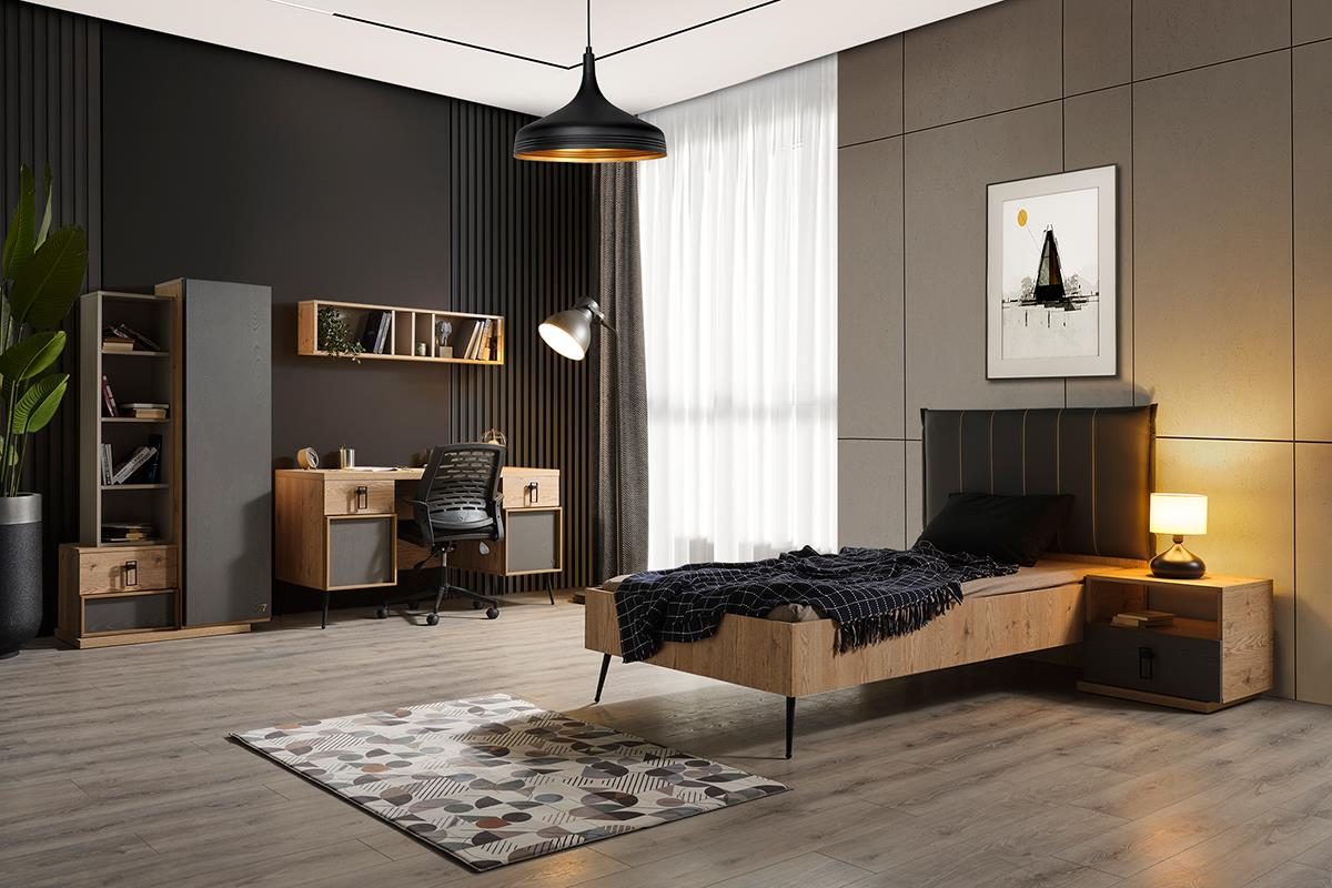 Seven Babil R 100*200 Karyola(Başlık Dahil)Karyola - Başlık