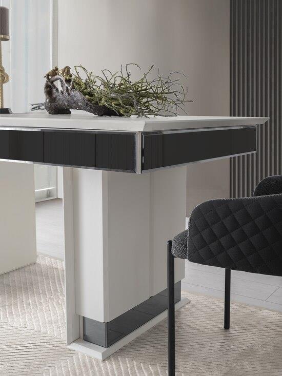 Vize Moda(Modena) Yemek Odası Takımı-(6 Ad.Sand+Ünite Dahil)Modern Yemek Odası Takımı