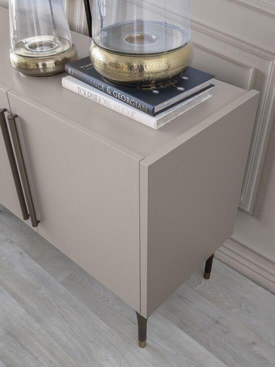 Vize Rower Yemek Odası Takımı-(6 Ad.Sand+Ünite Dahil)Modern Yemek Odası Takımı