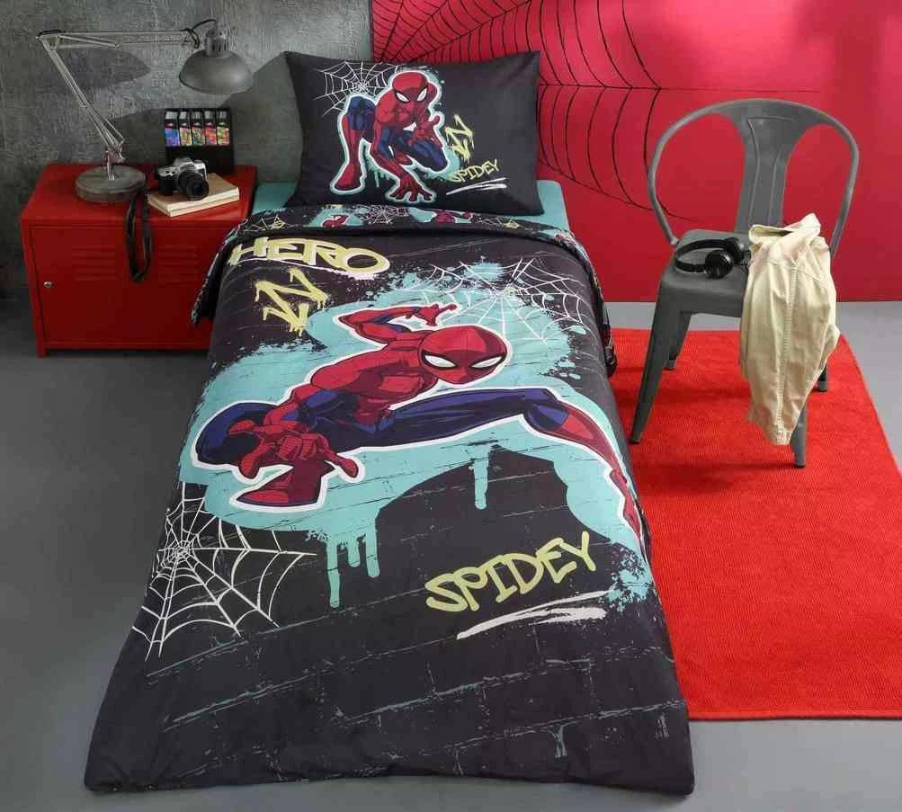 Özdilek Dsny Spıderman Street Tek Kişilik Nevresim Takımı GrıLİSANSLI NEVRESİM TKM