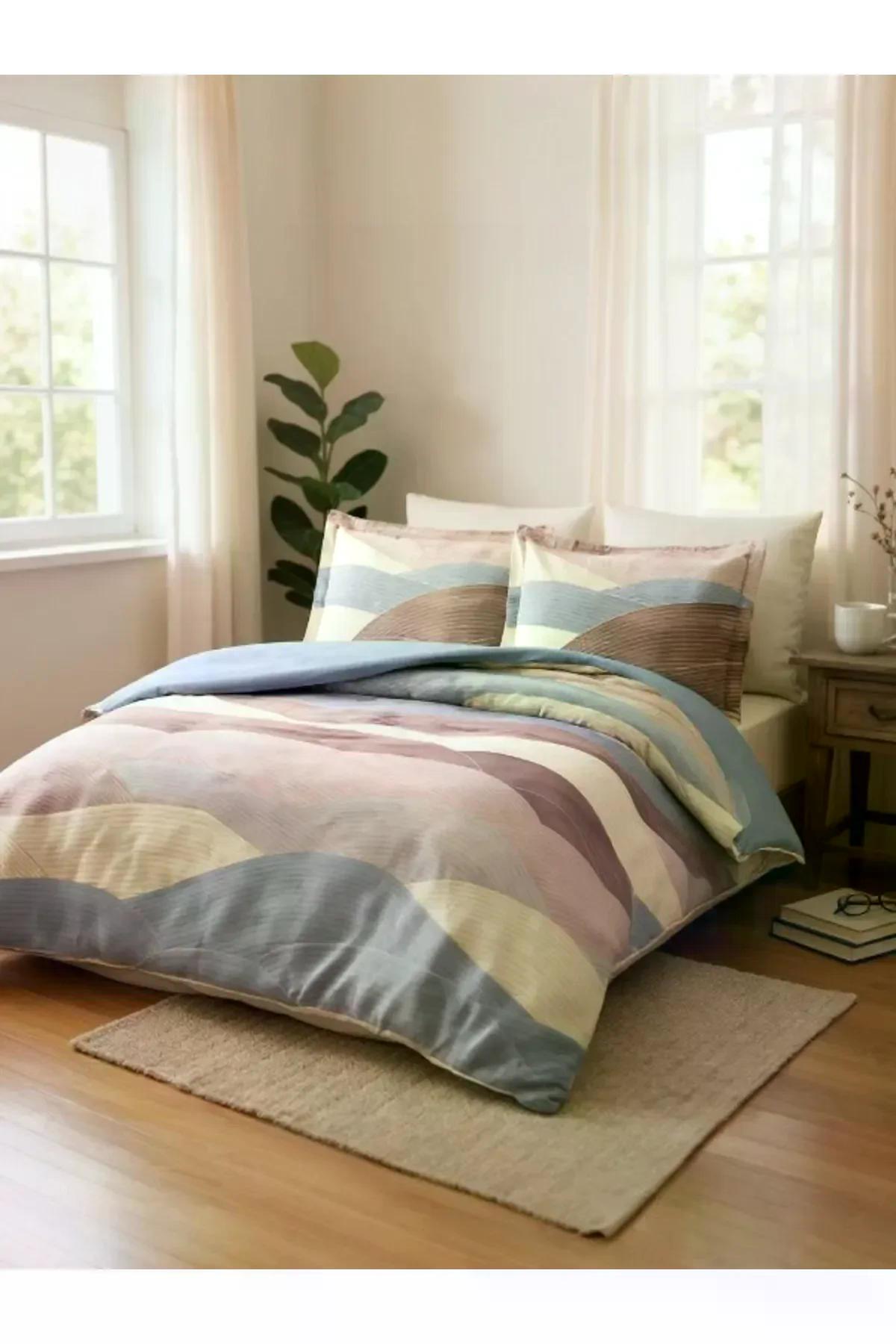 Özdilek Moderno Wave Çift Kişilik Nevresim Takımı KahveNEVRESİM TAKIMI Ç.K