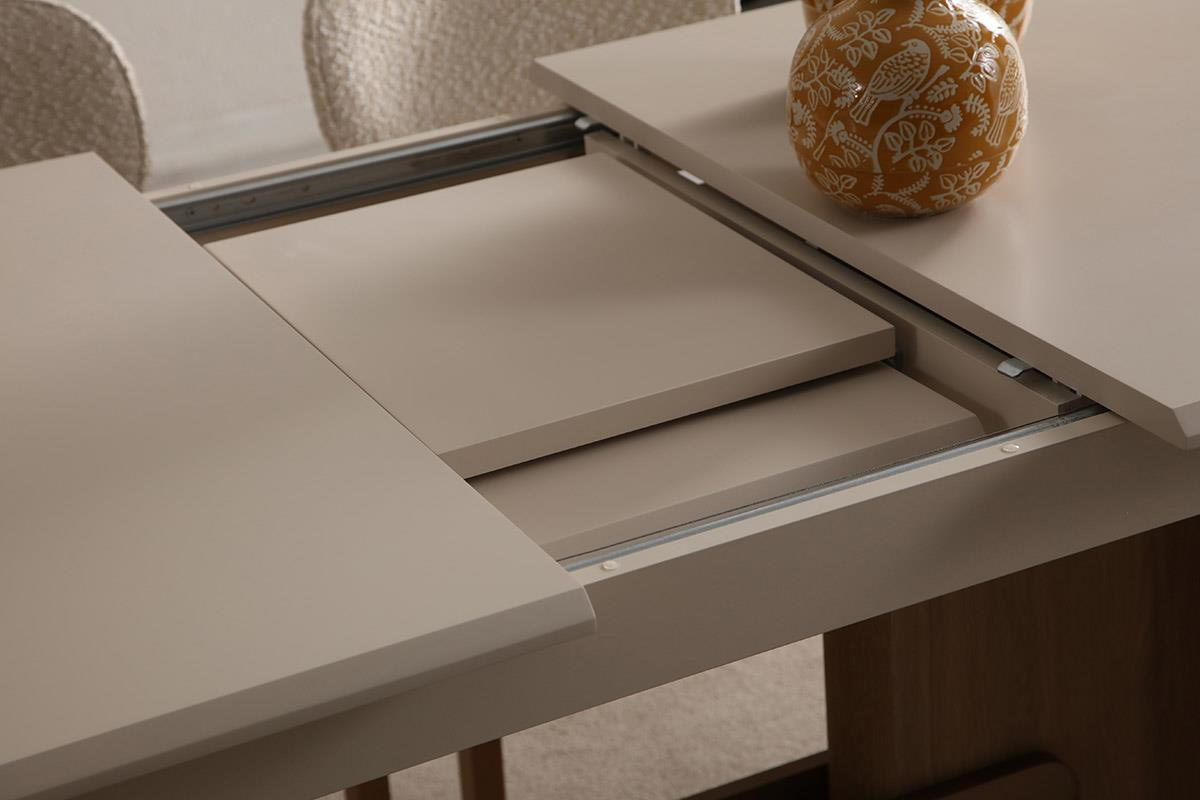 ROLL BIANCO YEMEK ODASI TAKIMI(ÜNİTE DAHİL)Modern Yemek Odası Takımı