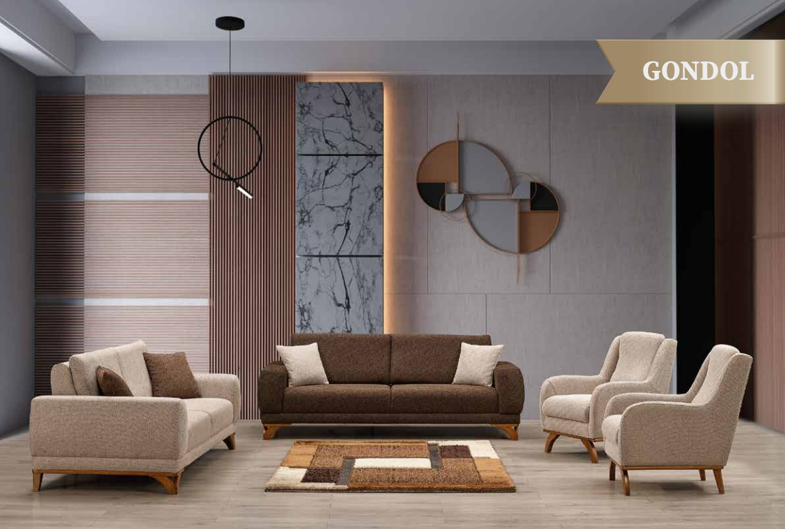 Döşek Gondol 3+3+1 Koltuk TakımıModern Koltuk Takımı