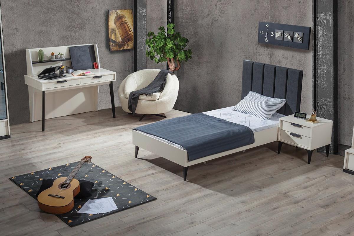 Seven Kolezyum Ay 100*200 Karyola(Başlık Dahil)Karyola - Başlık