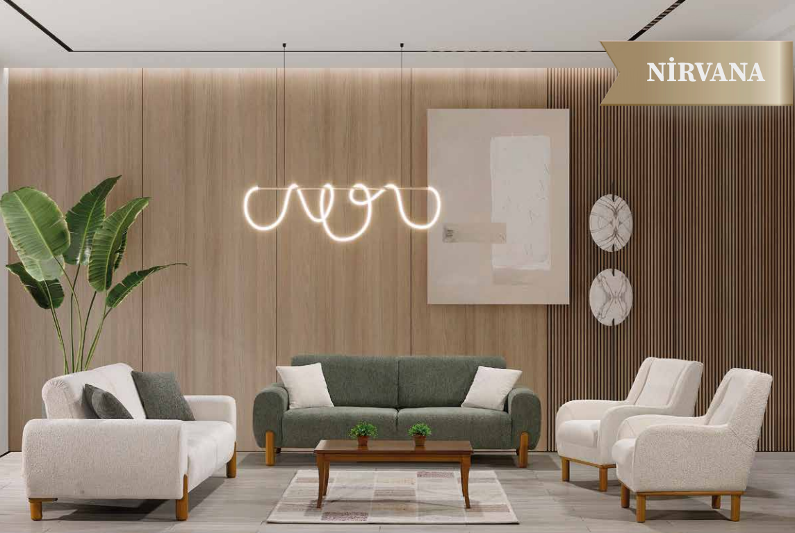 Döşek Nirvana 3+3+1 Koltuk TakımıModern Koltuk Takımı