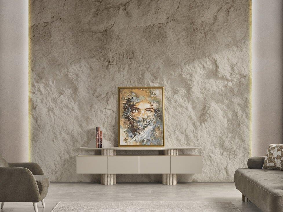 BİGE ARTEMIS YEMEK ODASI TAKIMI(ÜNİTE DAHİL)Modern Yemek Odası Takımı