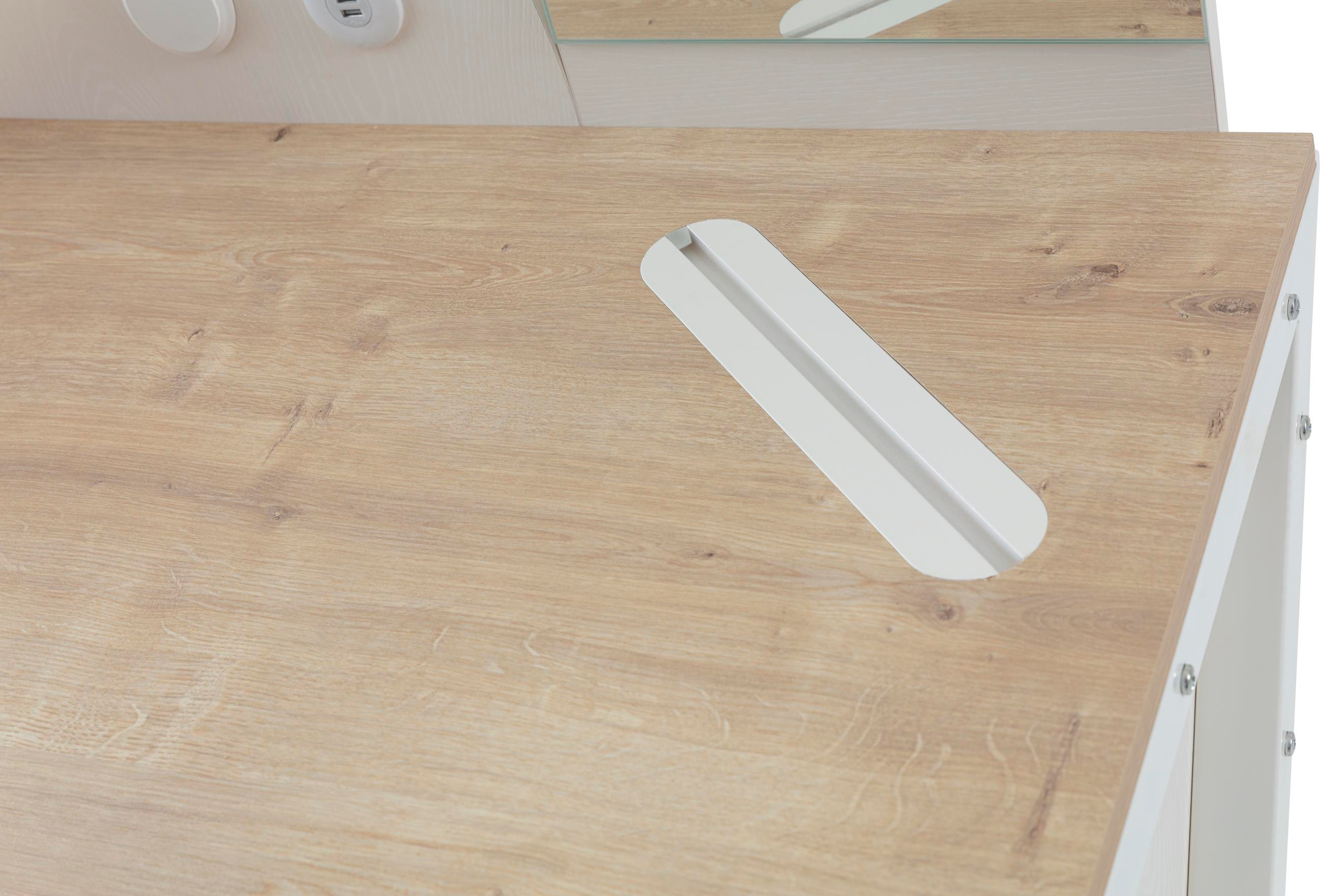 Seven Halikarnas Küçük Çalışma Masası(Üst Aynalı Modül Dahil)Çalışma Masası