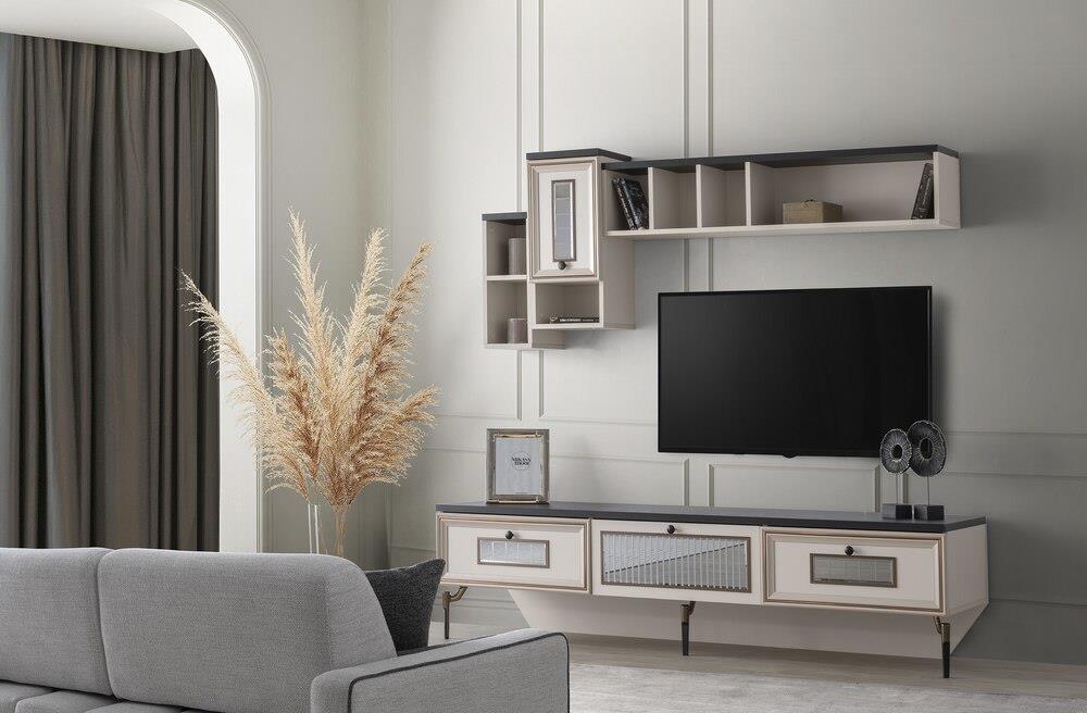 Vize Riva(Morell) Yemek Odası Takımı-(6 Ad.Sand+Ünite Dahil)Modern Yemek Odası Takımı