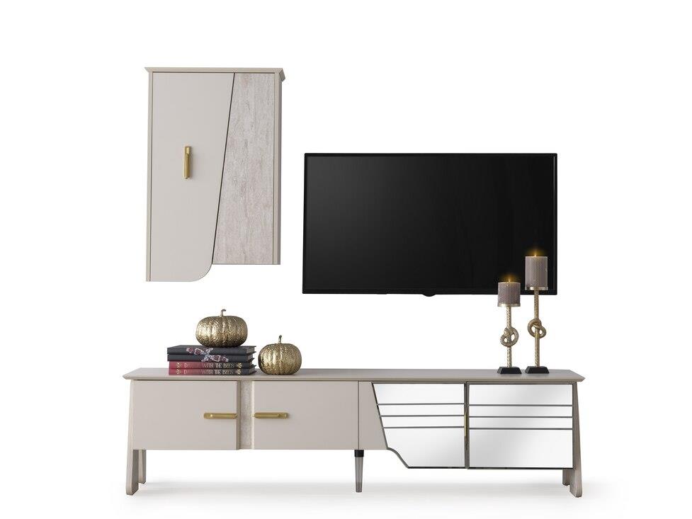 Vize Madrid Yemek Odası Takımı-(6 Ad.Sand+Ünite Dahil)Modern Yemek Odası Takımı