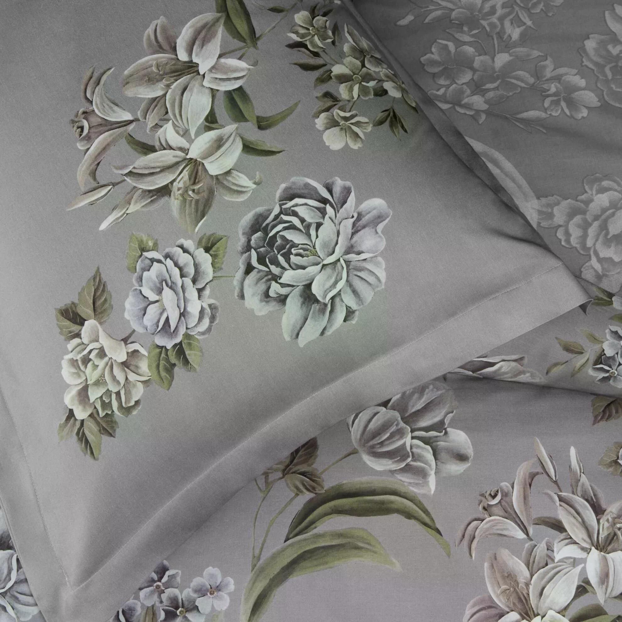 Taç 3254 Saten Çift Kişilik Nevresim Takımı Elodıe GrıNEVRESİM TAKIMI Ç.K