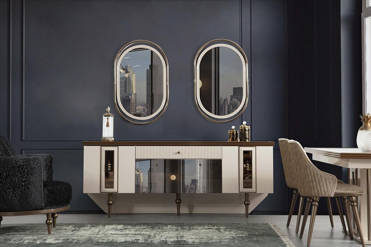 Roll Ayasofya Yemek Odası Takımı(Ünite Dahil)Modern Yemek Odası Takımı