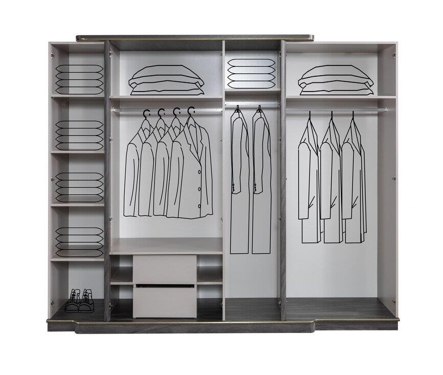 MODASEL ZARA GARDOLAPKapaklı Dolaplar