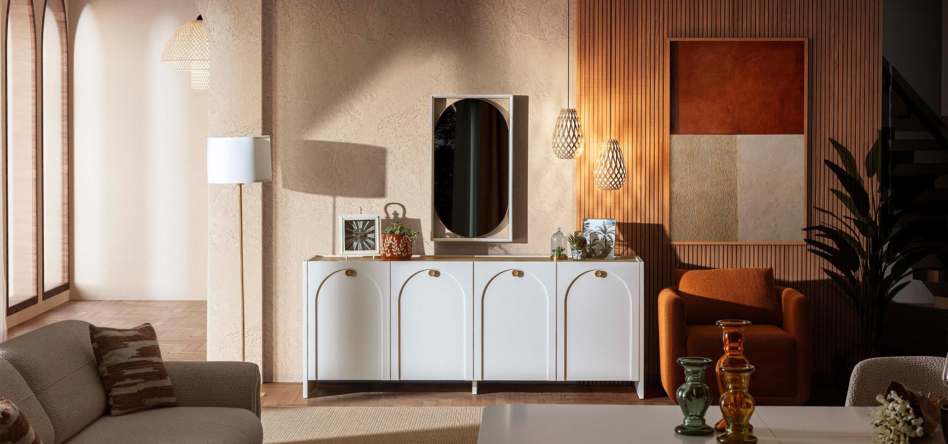 GALA GRANADA YEMEK ODASI TAKIMI(ÜNİTESİZ)Modern Yemek Odası Takımı