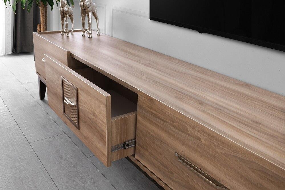 Vize Zen Yemek Odası Takımı-(6 Ad.Sand+Ünite Dahil)Modern Yemek Odası Takımı